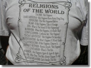 religion t-shirt with a message...